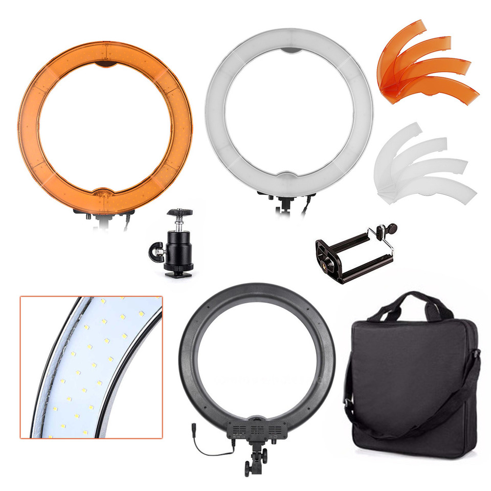 Kit: Iluminador Led Ring Light RL12 +Tripe+ Hotshoe - Image 2
